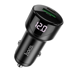 Автомобільний зарядний пристрій Hoco Z42 PD 20W + QC3.0 (1USB/3A) - Чорний