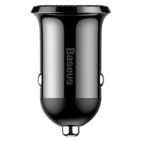 Автомобильное зарядное устройство Baseus Grain Pro 4.8A (2USB-A) (CCALLP) - Черный
