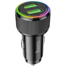 Автомобильное зарядное устройство Hoco NZ14 Guerrero QC3.0 18W total 38W (2USB-A) - Black