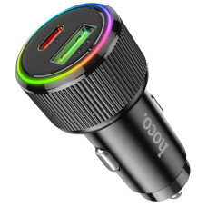 Автомобильное зарядное устройство Hoco NZ14A Guerrero PD20W+QC3.0 (1C1A) - Black