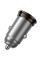 Автомобильное зарядное устройство Hoco NZ16A Rigorous 43W (1USB-A/1C) - Metal grey - фото