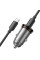 Автомобильное зарядное устройство Hoco NZ16B Rigorous PD45W (2USB-C) + кабель Type-C to Type-C - Metal grey - фото