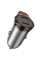 Автомобильное зарядное устройство Hoco NZ16B Rigorous PD45W (2USB-C) - Metal grey - фото
