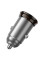 Автомобильное зарядное устройство Hoco NZ16B Rigorous PD45W (2USB-C) - Metal grey - фото