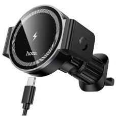 Автотримач з БЗП Hoco HW35 Power 15W (air outlet) - Black