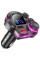 Автомобільний зарядний пристрій FM модулятор Hoco DFM01 Legend 20W+QC3.0 (2USB-A/1C) - Black - фото