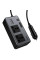 Автомобільний зарядний пристрій інвертор Hoco Z66 New PD66W+QC3.0 (2USB-A/1C/2xSocket) (0.5m) - Black - фото