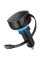 Автомобільний зарядний пристрій Baseus Enjoyment Pro PD60W+QC3.0 with retractable cable (1USB-A/1C) (C000578) - Cluster Black - фото