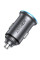 Автомобільний зарядний пристрій Acefast B15 PD20W+QC3.0 total 65W (1USB-A/1C) - Gray - фото