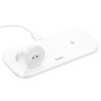 Беспроводное зарядное устройство Hoco CW65 North 3in1 - White