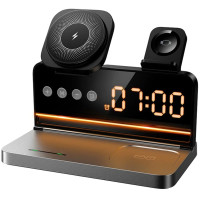 БЗП Hoco DWQ03 North 4in1 with alarm clock - Black
