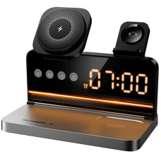 БЗП Hoco DWQ03 North 4in1 with alarm clock - Black