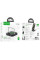 Беспроводное зарядное устройство Hoco CQ16B Astute 2in1 15W - Black - фото