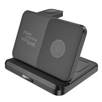 БЗП Hoco CQ7 Fold Charge 3-in-1 - Black