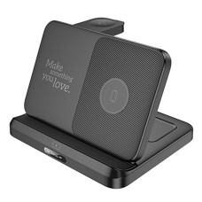 БЗП Hoco CQ7 Fold Charge 3-in-1 - Black