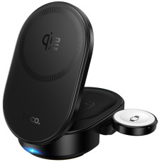 БЗП Hoco CQ23 Pole Qi2.2 3-in-1 - Black