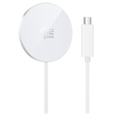 Беспроводное зарядное устройство Hoco CW63 Pro Fast Qi2 magnetic 25W - White