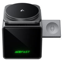 БЗП Acefast E34 desktop 3in1 15W - Gray