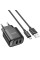 Мережевий зарядний пристрій Hoco C141A Smart 2.1A (2USB-A) + кабель USB to MicroUSB - Black - фото