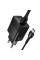 Мережевий зарядний пристрій Hoco CS111A Lounge PD22.5W (1USB-C) + кабель USB to Type-C - Black - фото