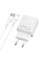Мережевий зарядний пристрій Hoco CS111A Lounge PD22.5W (1USB-C) + кабель USB to Type-C - White - фото
