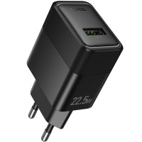 Мережевий зарядний пристрій Hoco CS111A Lounge PD22.5W (1USB-C) - Black