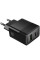 Мережевий зарядний пристрій Hoco CS112A Lounge PD30W+QC3.0 (1USB-A/1C) - Black - фото
