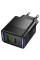 Мережевий зарядний пристрій Hoco CS112A Lounge PD30W+QC3.0 (1USB-A/1C) - Black - фото