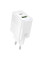 Мережевий зарядний пристрій Hoco CS112A Lounge PD30W+QC3.0 (1USB-A/1C) - White - фото