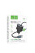Мережевий зарядний пристрій Hoco C164A New PD30W+QC3.0 (1USB-A/1C) + встроенный кабель Type-C - Black - фото