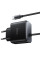 Мережевий зарядний пристрій Hoco C163A New PD25W (1USB-C) + встроенный кабель Type-C - Black - фото