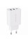 Сетевое зарядное устройство Proove Rapid 30W (2USB-A/1C) - White - фото