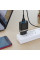 Сетевое зарядное устройство Hoco C12Q Smart QC3.0 18W (1USB-A) + кабель USB to MicroUSB - Черный - фото