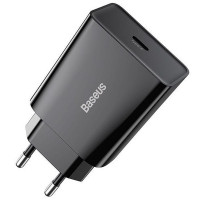 Мережевий зарядний пристрій Baseus Speed Mini Quick Charger 20W (1USB-C) (CCFS-S) - Чорний
