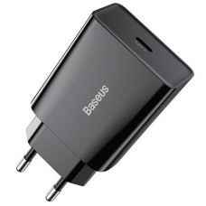 Мережевий зарядний пристрій Baseus Speed Mini Quick Charger 20W (1USB-C) (CCFS-S) - Чорний