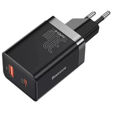 Мережевий зарядний пристрій Baseus Super Si Pro Quick Charger 30W (1USB-A/1C) (CCSUPP-E) - Black