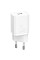 Мережевий зарядний пристрій Baseus Super Si Quick Charger 20W (1USB-C) + кабель Type-C to Lightning (TZCCSUP-B) - Білий - фото