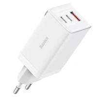 Сетевое зарядное устройство Baseus GaN5 Pro 65W 2Type-C+USB 100W EU (CCGP12020) - White