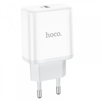 Сетевое зарядное устройство Hoco C104A PD20W (1USB-C) - White