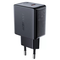 Мережевий зарядний пристрій Acefast A1 PD20W (1USB-C) - Black