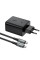 Мережевий зарядний пристрій Acefast A17 PD65W GaN (1USB-A/1C/1HDMI) + кабель Type-C to Type-C - Black - фото