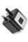 Мережевий зарядний пристрій Hoco AC5 Level 2USB+Socket - Black - фото