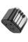 Мережевий зарядний пристрій Hoco AC5 Level 2USB+Socket - Black - фото