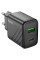 Мережевий зарядний пристрій Hoco CS23A Sunlight PD30W+QC3.0 (1USB-A/1C) - Black - фото