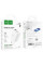 Мережевий зарядний пристрій Hoco C126A PD40W+QC3.0 (1USB/2Type-C) - White - фото