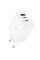 Мережевий зарядний пристрій Hoco C126A PD40W+QC3.0 (1USB/2Type-C) - White - фото