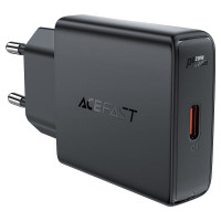 Мережевий зарядний пристрій Acefast A65 PD20W GaN (USB-C) - Black