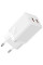 Мережевий зарядний пристрій Baseus GaN5 Pro OS + Type-C to Type-C 40W (CCGP18010) - White - фото