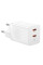 Мережевий зарядний пристрій Baseus GaN5 Pro OS + Type-C to Type-C 40W (CCGP18010) - White - фото