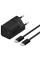 Мережевий зарядний пристрій Baseus GaN5 Fast Charger (mini) 30W (1USB-C) + кабель Type-C to Type-C (P10110902) - Cluster Black - фото